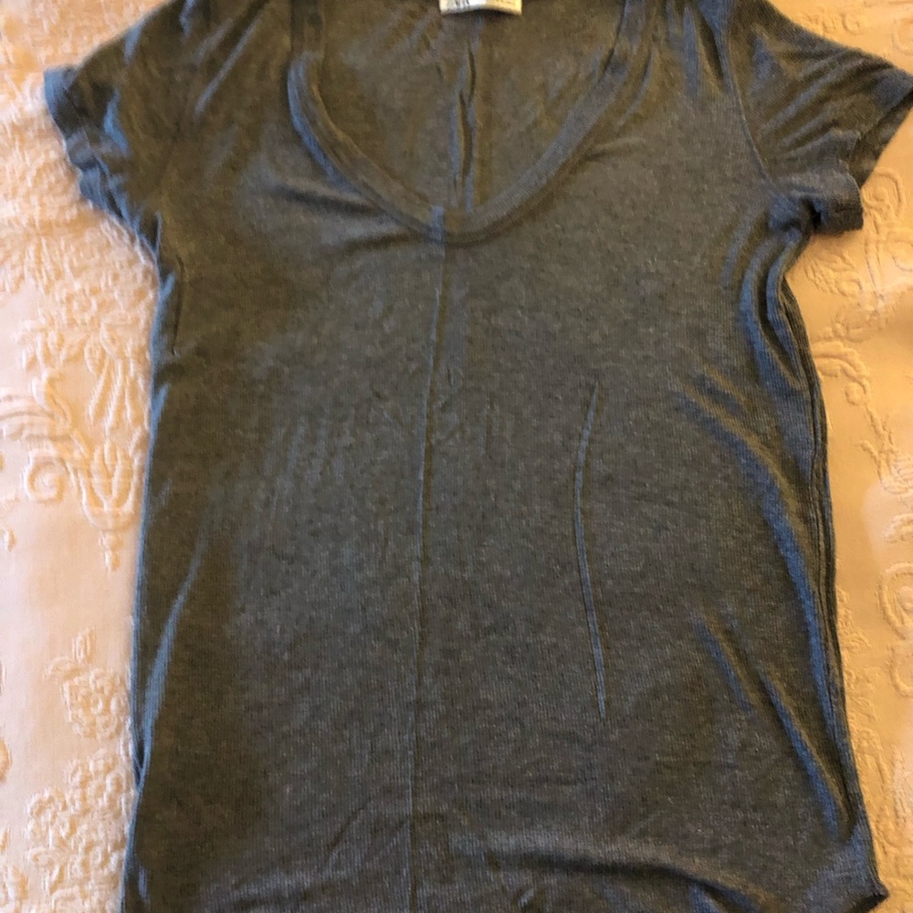 Zara Charcoal Short Sleeve Tee
